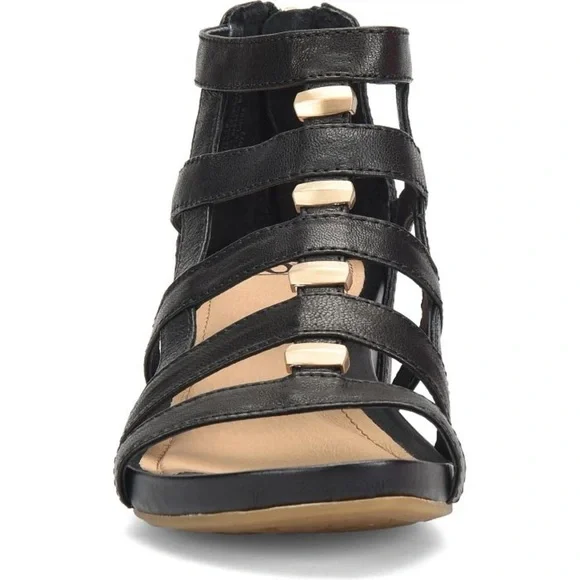 Sofft Black Gladiator Wedge Sandals Rio II. SH161 - Picture 7 of 11